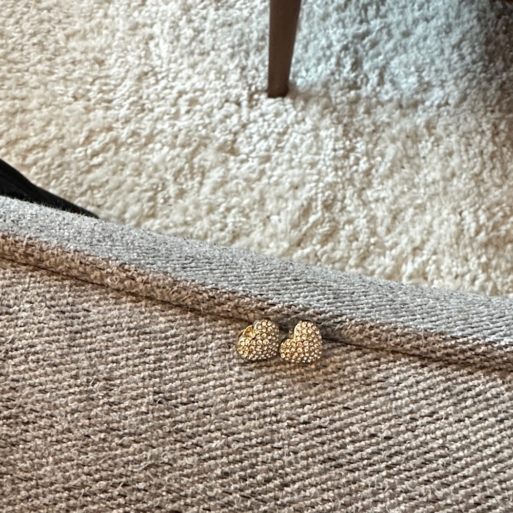 Michael Kors Gold Heart Earrings